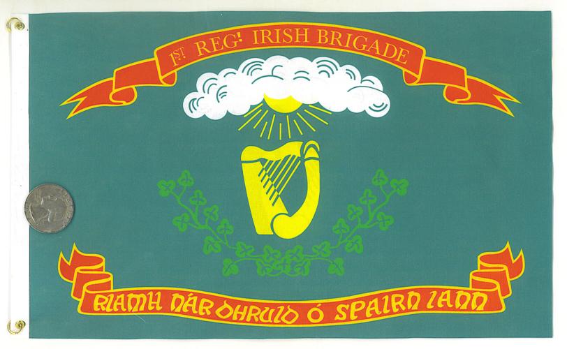 Civil War / Union 1st Regiment Irish Brigade Flag
