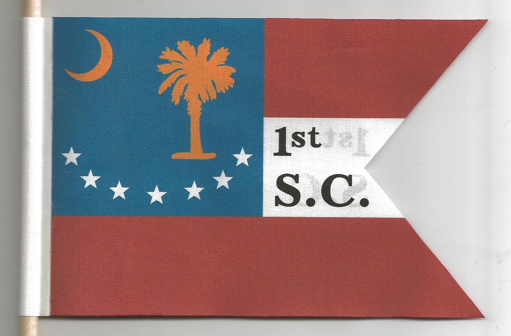 Confederate: 1st SC Artillery and Cavalry Guidon