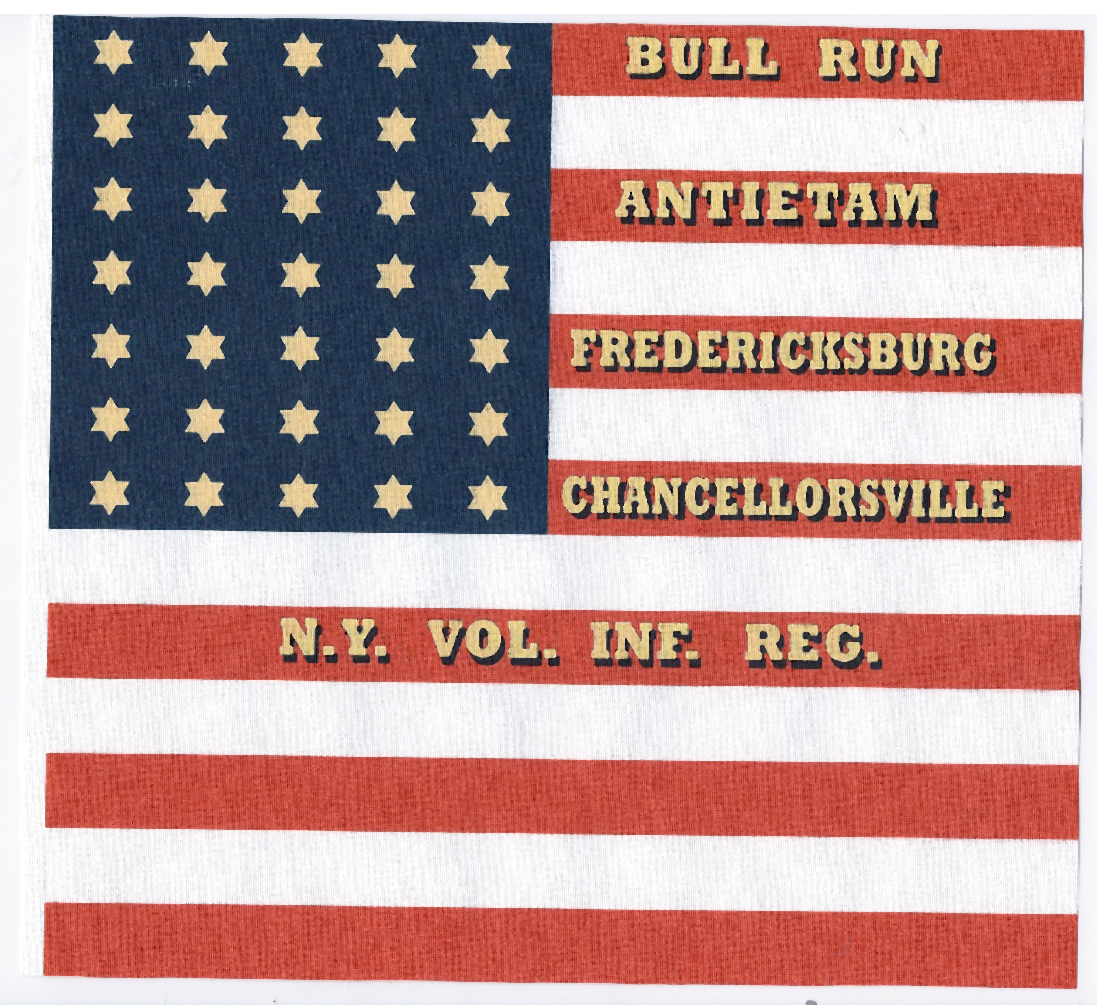 Civil War / Union NY Volunteer Infantry Regiment Flag