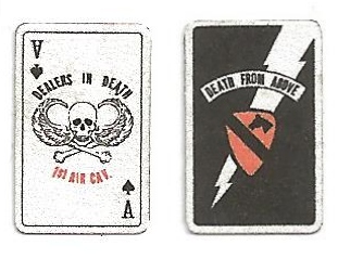 Vietnam era US Army 1st Cav Death from Above Card