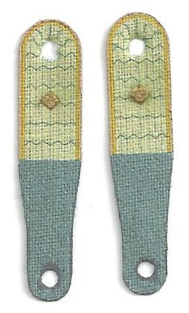 WWI German Cuirassier Regiment No. 7 Shoulder Boards: 1st Lieutenant