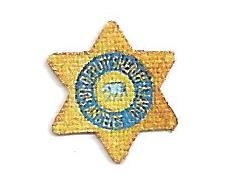"240 Robert" TV Series Los Angeles Sheriff Badge Patch
