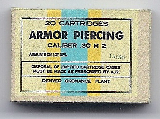 .30 Caliber Armor Piercing Ammo Box