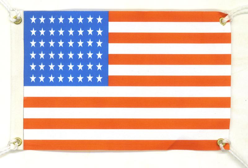 Hood Mounted 48 Star US Flag