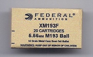 NATO 5.56 Federal Ammo Box