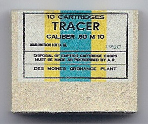 .50 Caliber Tracer Cartridge Box