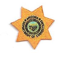Arizona Department of Corrections Cloth Badge Jacket Patch