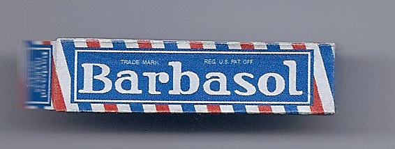 WWII US Barbasol Shaving Cream Box