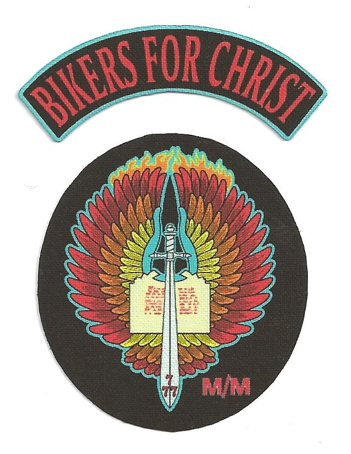 "Bikers For Christ" Jacket/Vest Patch Set