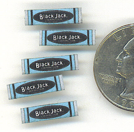 WWII US Black Jack Chewing Gum – 6 sticks