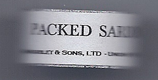 WWII British Packed Sardines Can