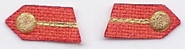 WWII British Royal Army General Collar Tabs