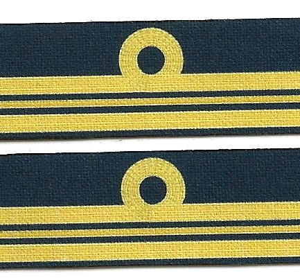 WWII British Royal Navy Cuff Rank Set 04: Lieutenant Commander