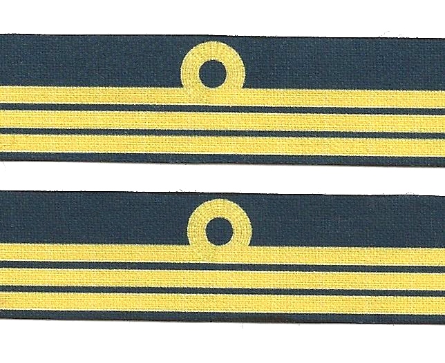 WWII British Royal Navy Cuff Rank Set 05: Commander