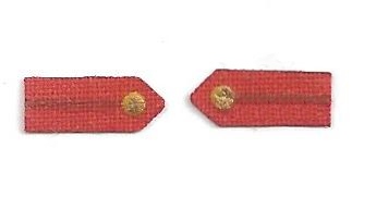WWII British Royal Army Staff Officer Collar Tabs