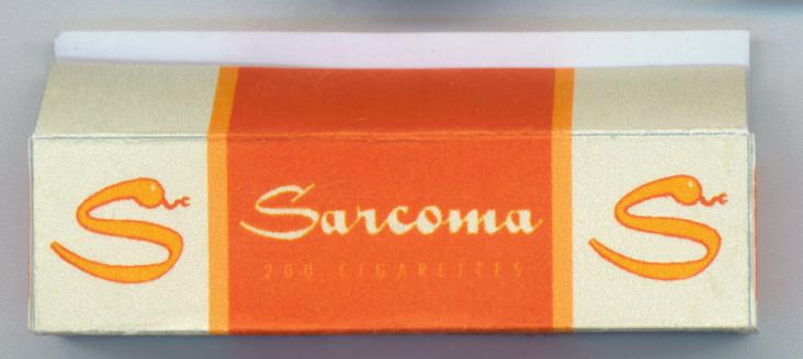 "Battle Star Galactica" Sarcoma Cigarette Carton