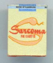 "Battle Star Galactica" Sarcoma Cigarette Pack