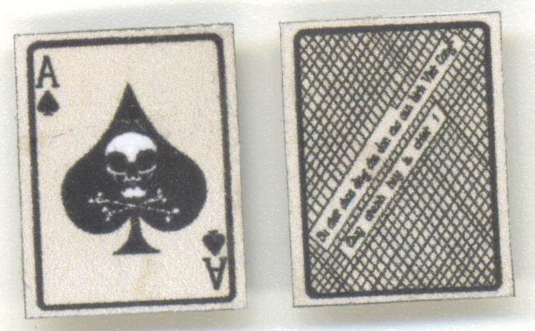 Vietnam era US Ace of Spades Death Card