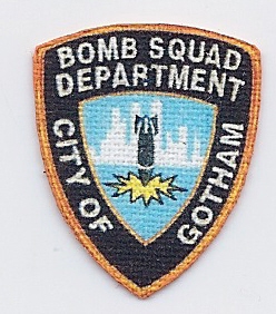"Batman" Movie Gotham Police Bomb Squad Sleeve Patch