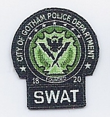 "Batman" Movie Gotham Police SWAT Sleeve Patch