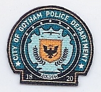 "Batman" Movie Gotham Police Dept Patch: Green