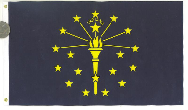 US State Flag: Indiana