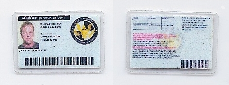 "24" TV Series Jack Bauer ID Card