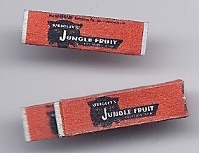 Vietnam-era Wrigley’s Jungle Fruit Gum (Australia)