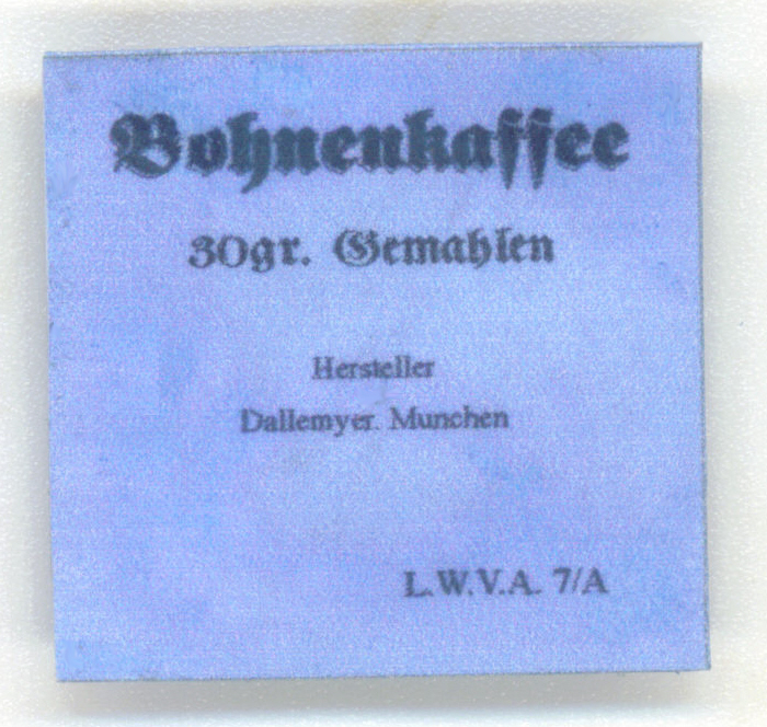 WWII German Luftwaffe Coffee Packet