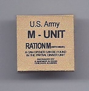 WWII US M-Unit Ration Box