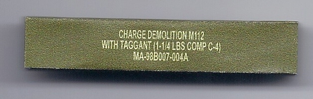 Modern era M112 Demolition Charge, Olive