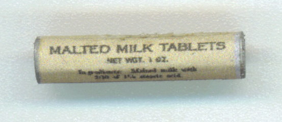 WWII US Malted Milk Tablets