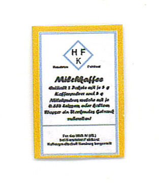 WWII German Milchkaffe Ration Packet
