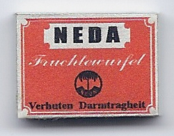 WWII German Neda Chocolate Energy Ration Box