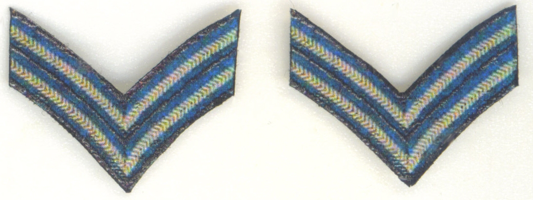 WWII British RAF Rank Chevron Set 02: Corporal