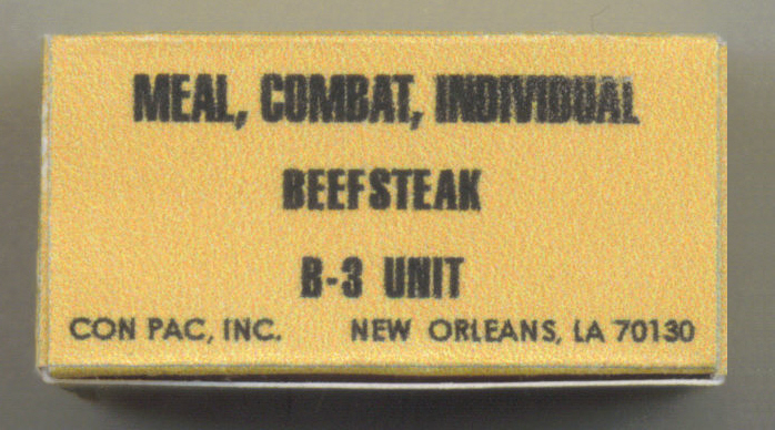 Vietnam-era Individual Ration Boxes