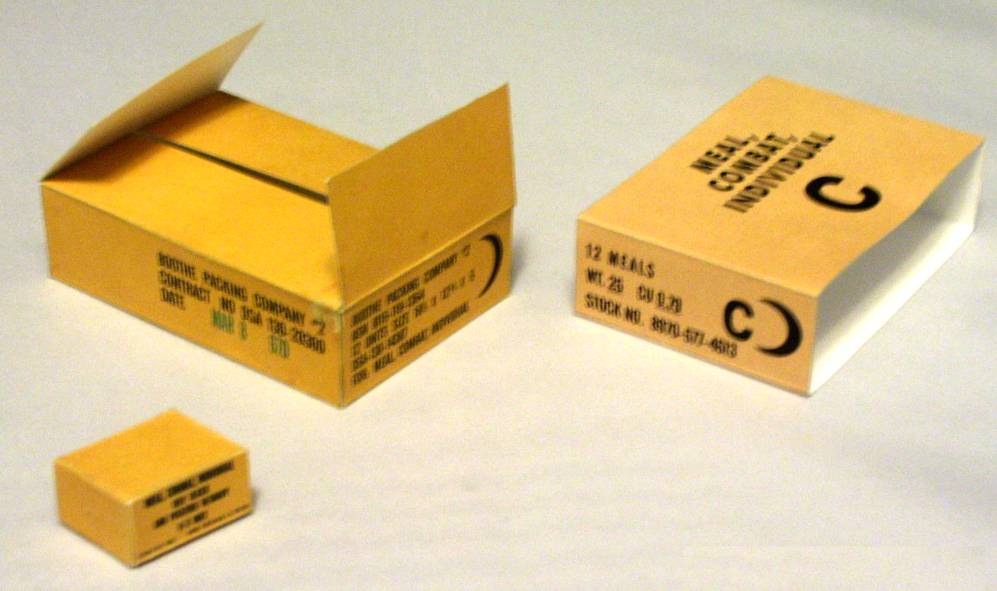 Vietnam-era US Ration Case Box and Cover