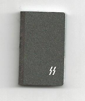 WWII German SS Pocket Diary and Calender
