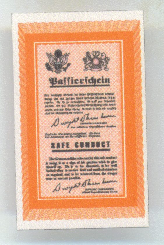WWII German Safe Conduct Pass