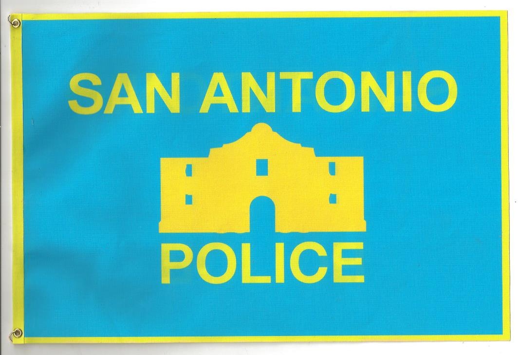 US City Flag: San Antonio Police Department
