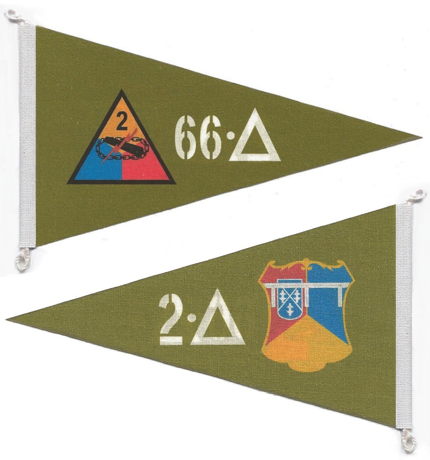 WWII US Army 2nd Armored Div 66th Arm Reg "Fury" Pen