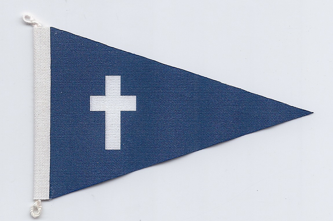 WWII US Chaplain’s Vehicle Pennant
