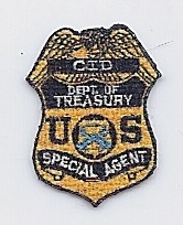 US Treasury Special Agent Badge Patch