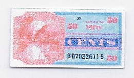 Vietnam era US Military Currency: .50 cent note