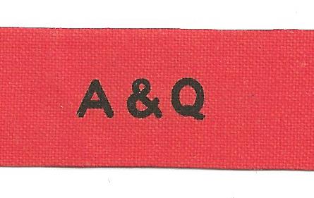WWI British Adjutant and Quartermaster (A & Q) Armband