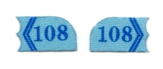 WWI French 108th Infantry Collar Tab