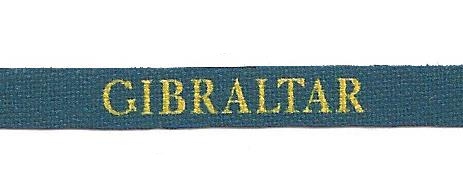 WWI German Gibraltar Cuff Title; Enlisted