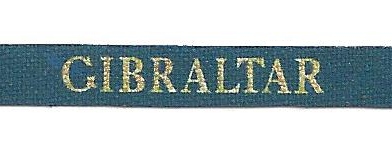 WWI German Gibraltar Cuff Title; Officer