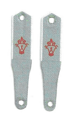 WWI German Kaiser Wilhelm Nr 116 Infantry Regiment Shoulder Boards: Enlisted