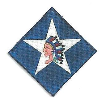 WWI USMC 6th Marines 3rd Battalion Patch